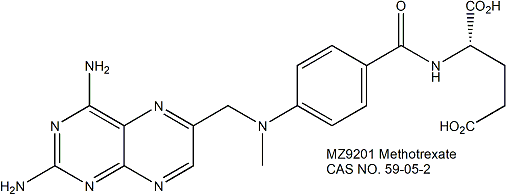 甲氨蝶呤分子式图片